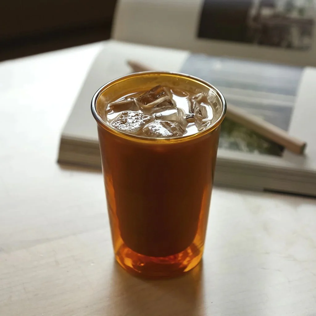 CAST AMBER double wall glass 290ml - Image 3