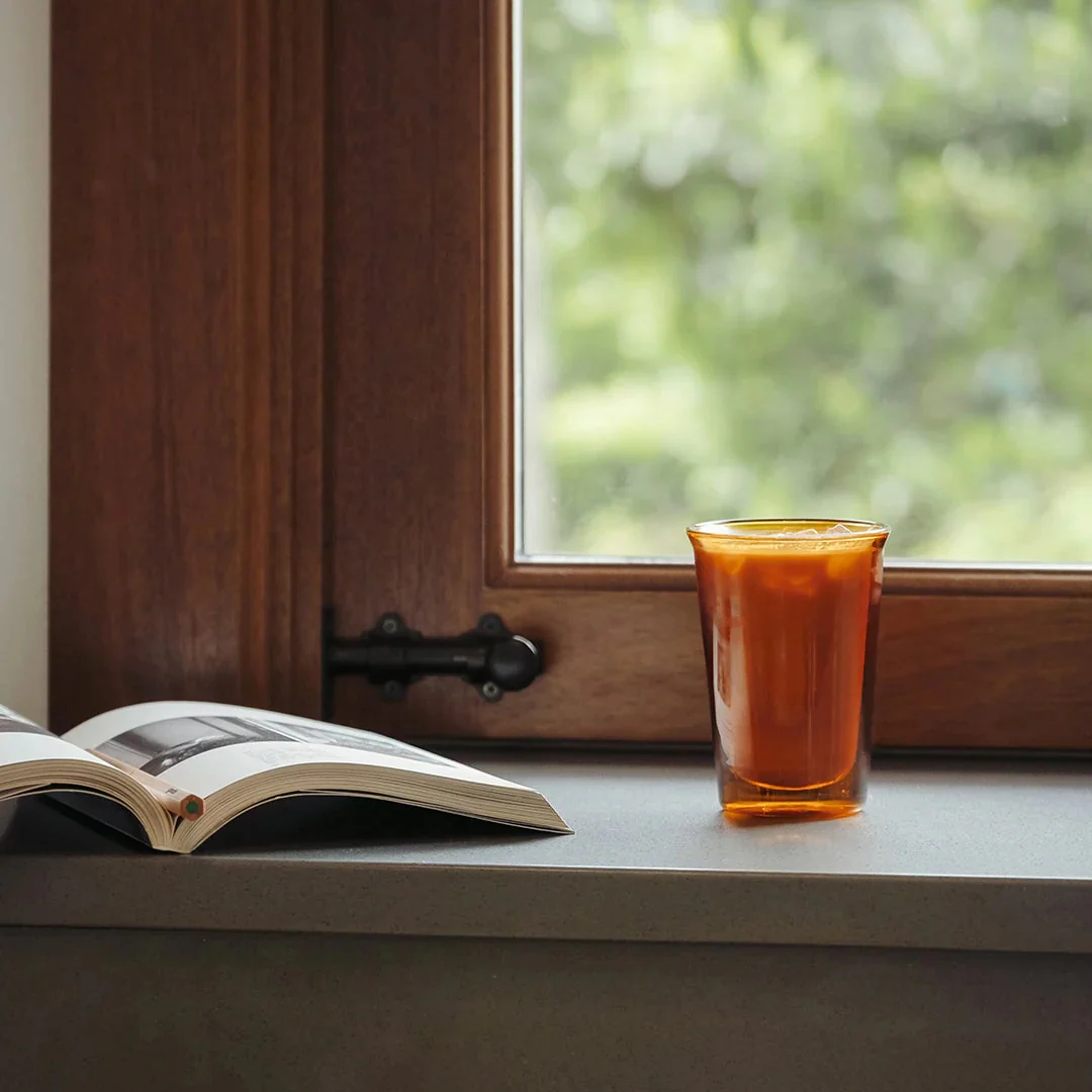 CAST AMBER double wall glass 290ml - Image 4