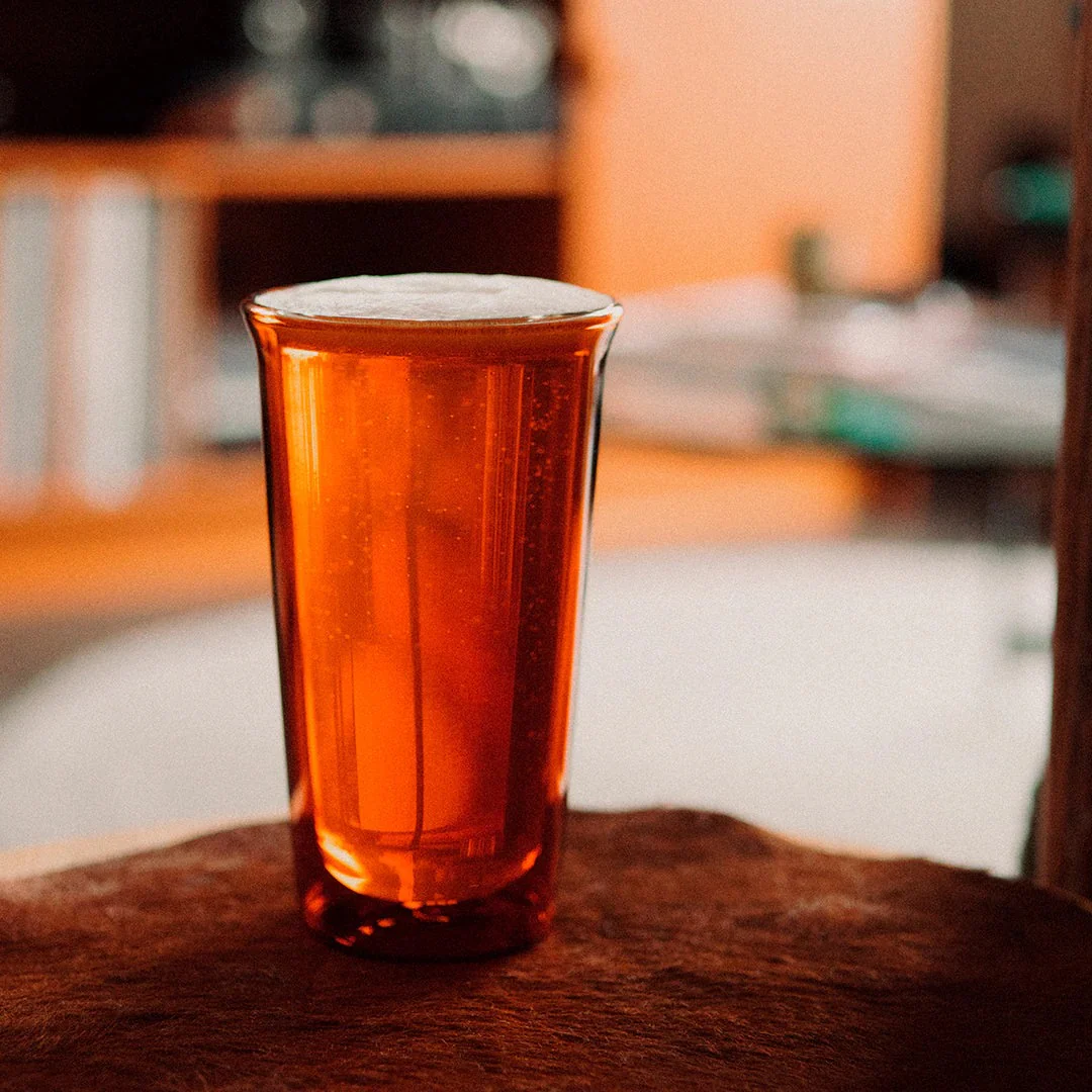 CAST AMBER double wall glass 340ml - Image 3