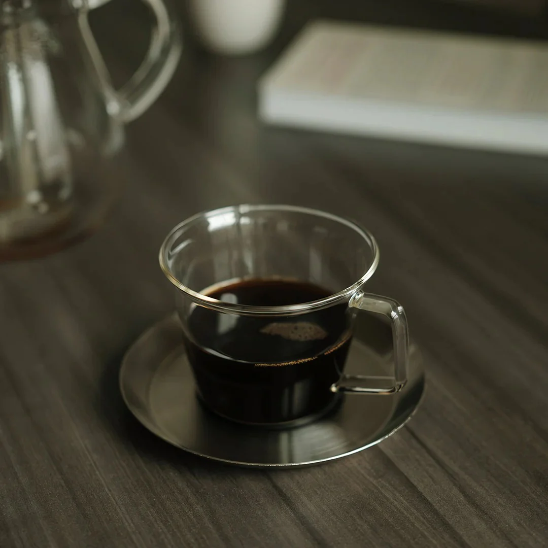 CAST coffee cup & saucer 220ml stainless steel - Image 3