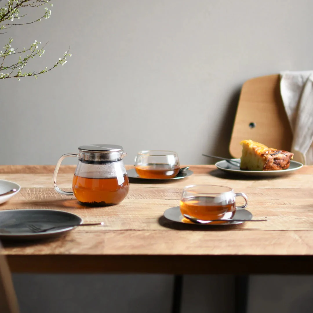 UNITEA cup & saucer 230ml stainless steel - Image 3